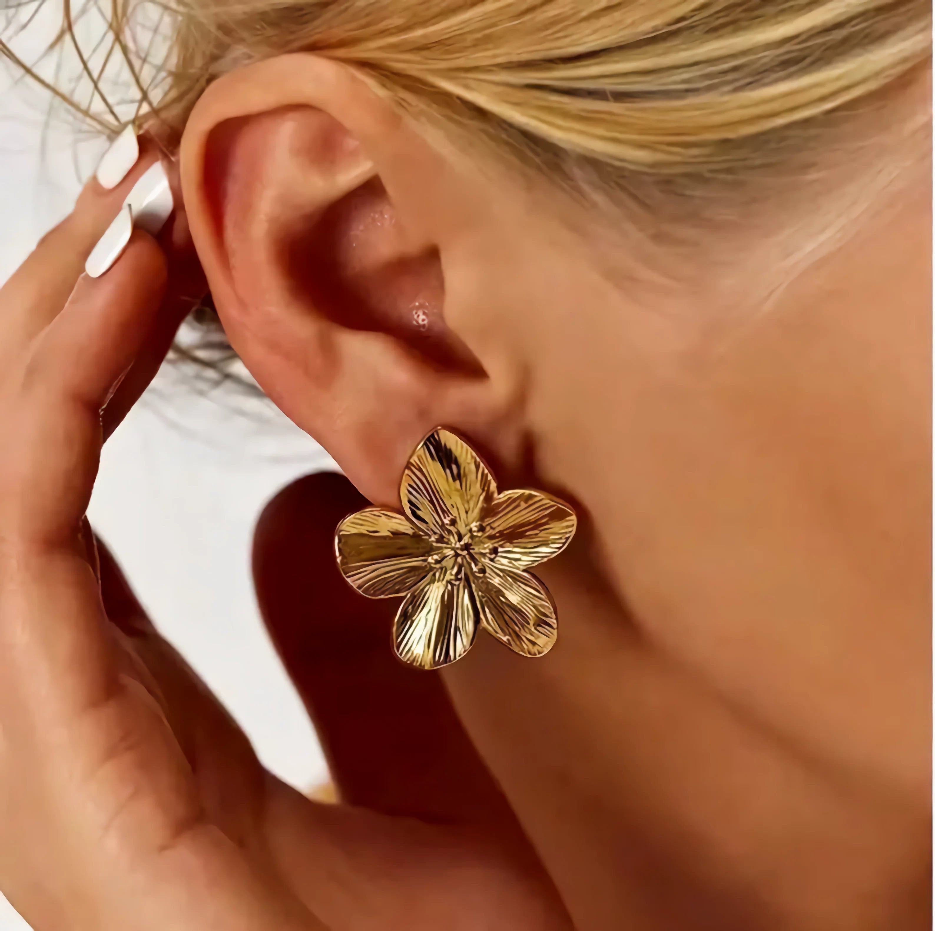 boucle d'oreille Floréa l'héritage doré