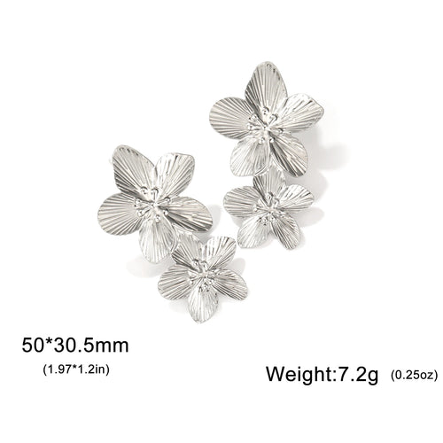 boucles d'oreilles doubles Floréa l'héritage doré